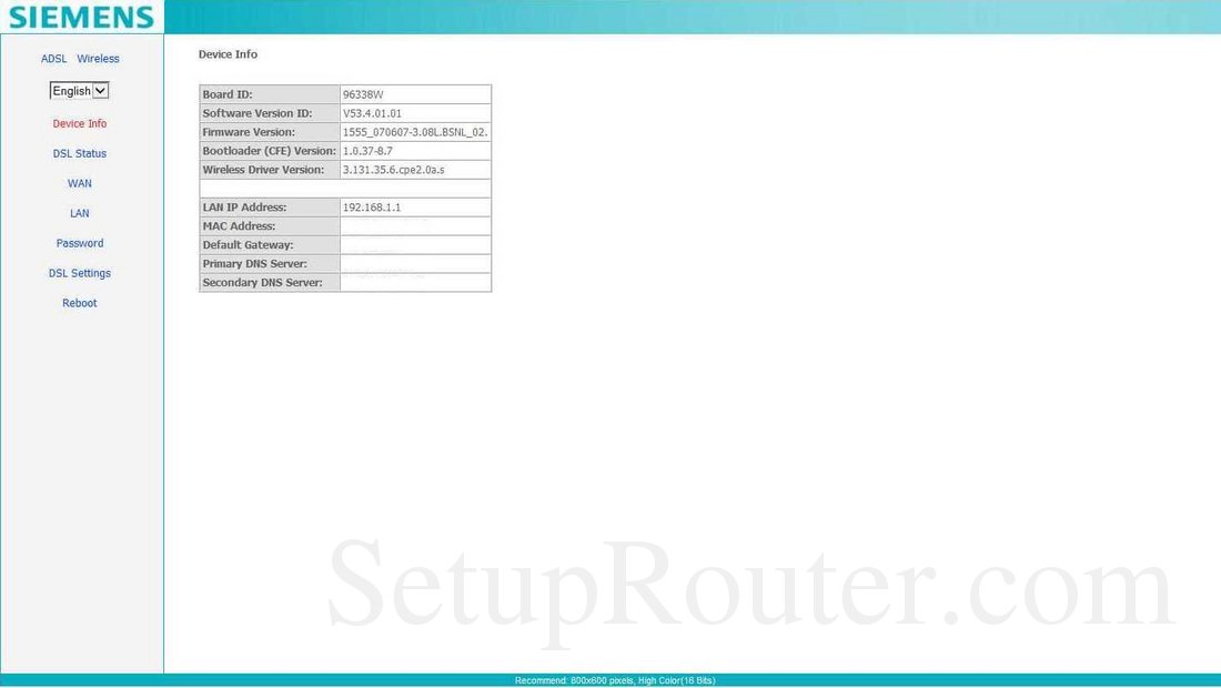 Siemens adsl sl2 141 i firmware update download
