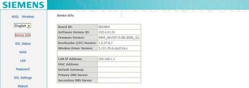 Siemens adsl sl2 141 i firmware update