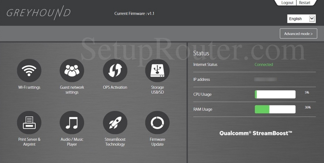 Greyhound Screenshot Home