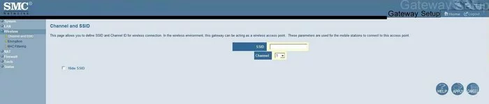 router Wi-Fi channel ssid mode