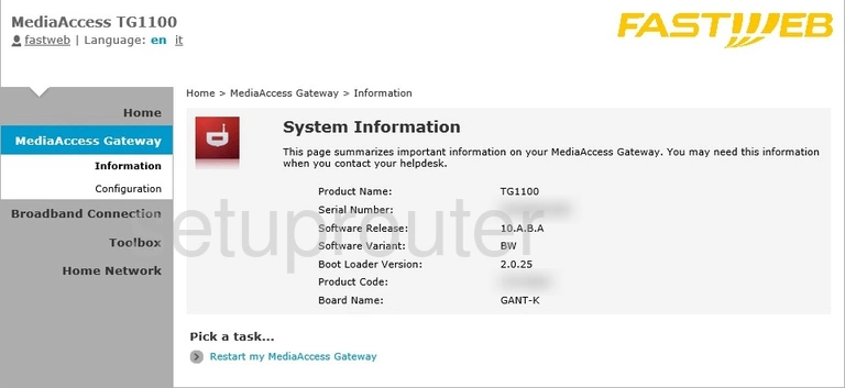 router status mac address internet IP