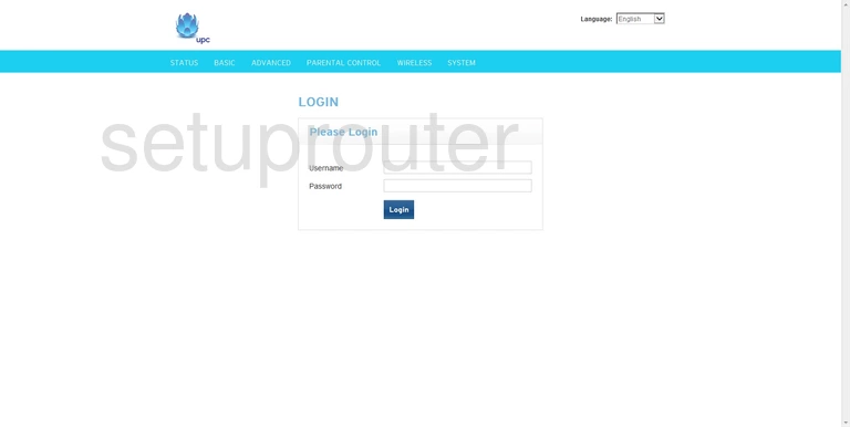 router login screen