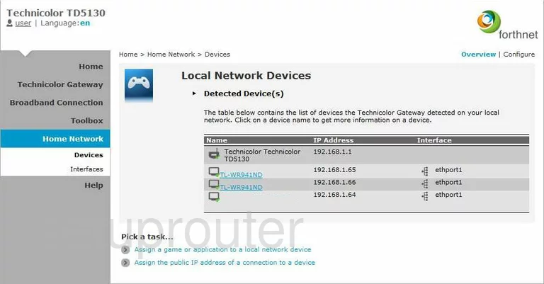 router attached devices