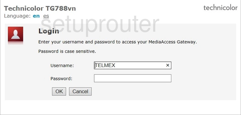 router login screen