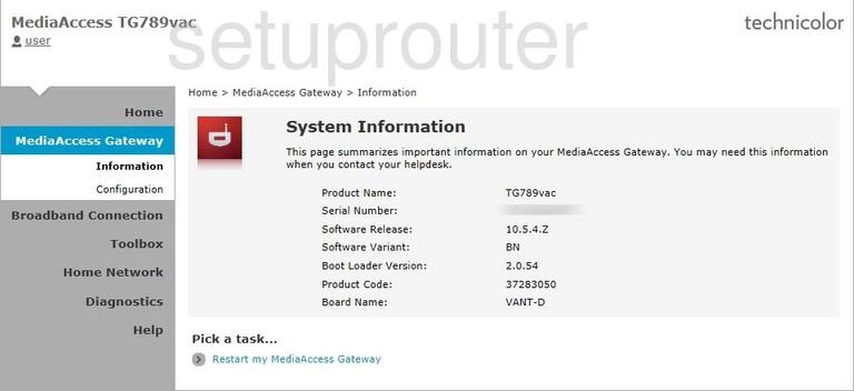 router status mac address internet IP