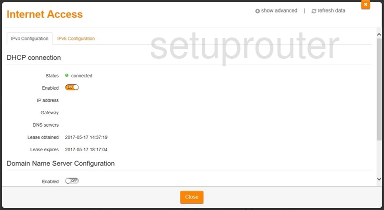 router DHCP lan mac address binding internet settings