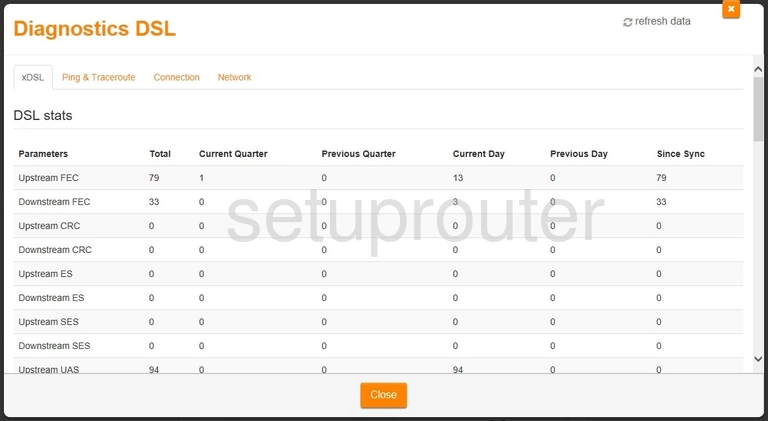 router diagnostics ping tracert