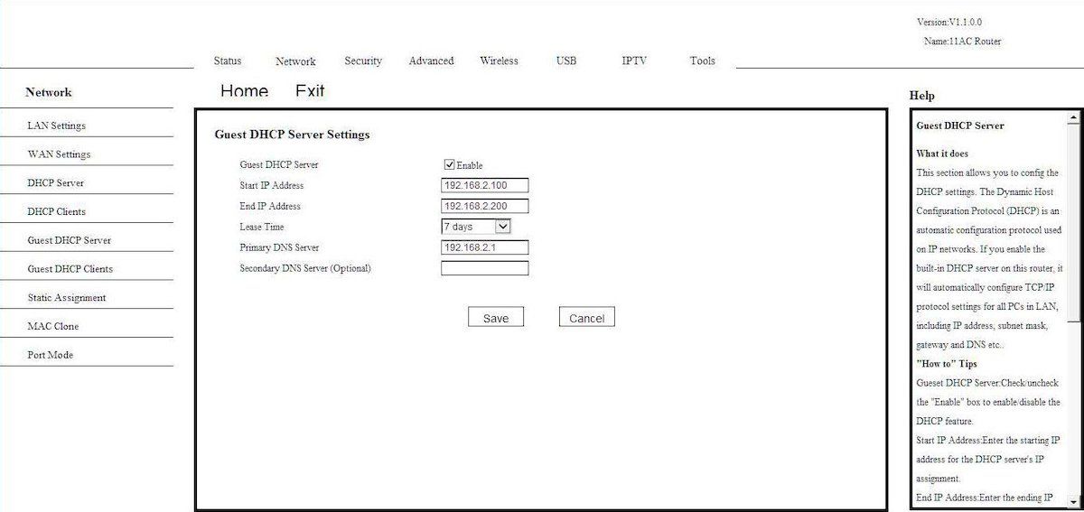 Роутер tenda настройка dhcp