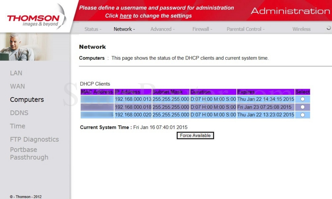 Роутер thomson tcw770 сброс настроек