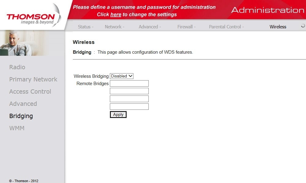 Роутер thomson tcw770 сброс настроек