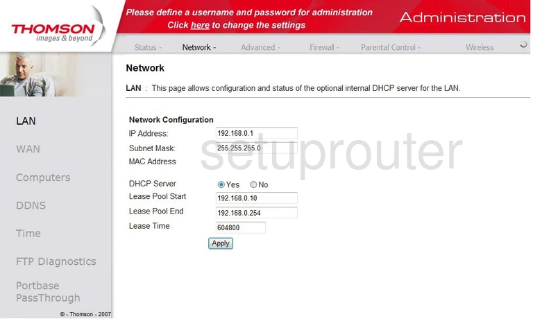 router setup