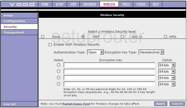 router wifi security wireless