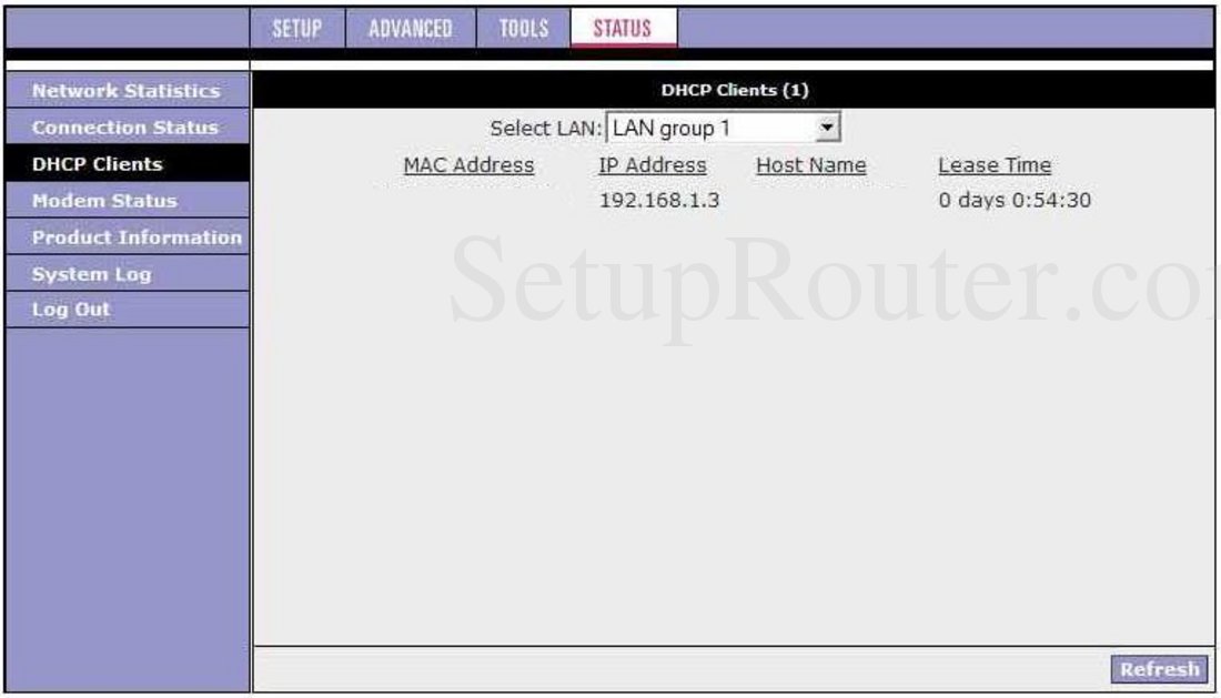 default transdata meter thats set to dhcp