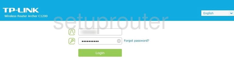 router login screen