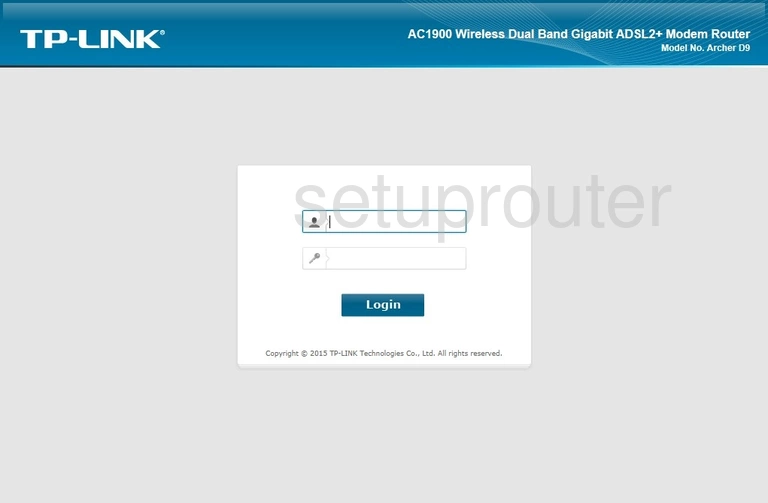 router login screen