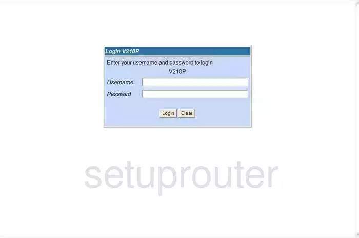 router login screen