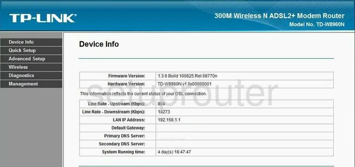 router status mac address internet IP