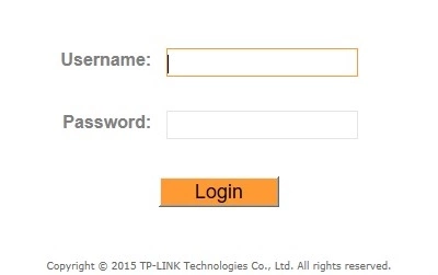 router login screen