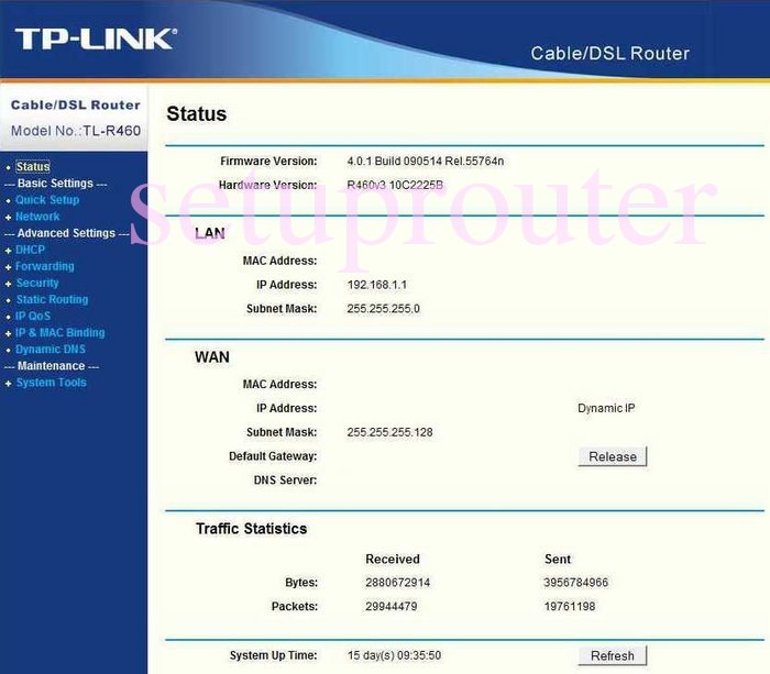 Настройка роутера tp link tl r460