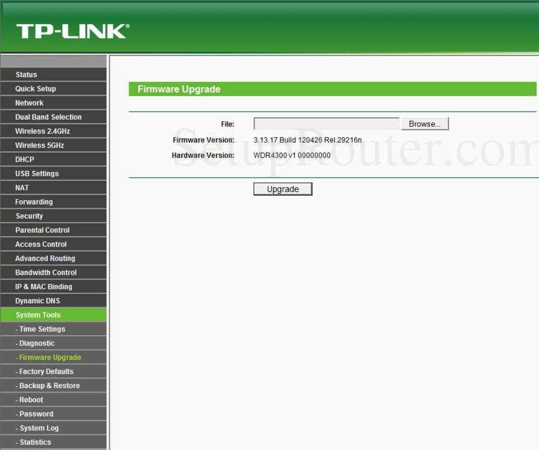 tp link tl mr6400 firmware update