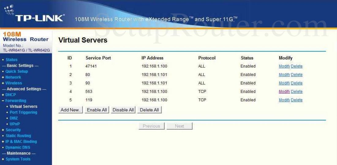 Настройка роутера tp link wr642g