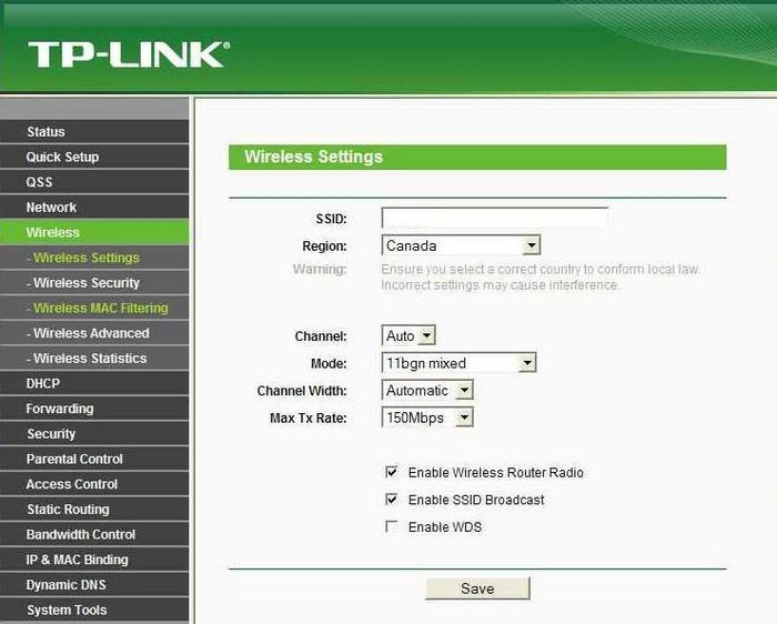 All Screenshots for the TP-Link TL-WR740N