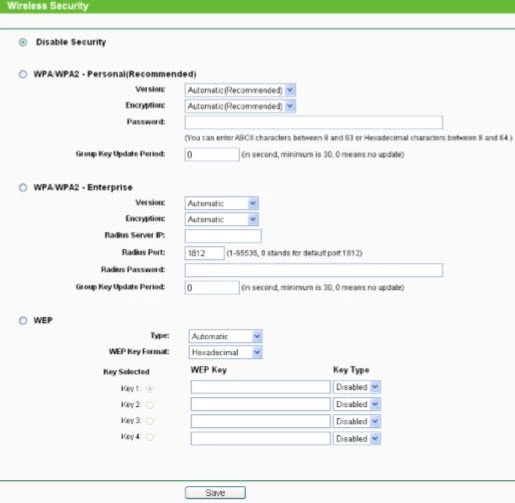 router wifi security wireless