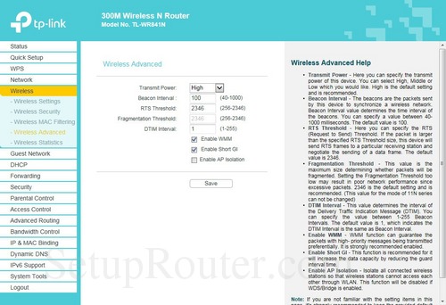 Tp Link Tl Wr841n V12 Screenshots
