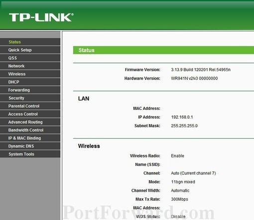 Настройка роутера tp link tl wr941nd