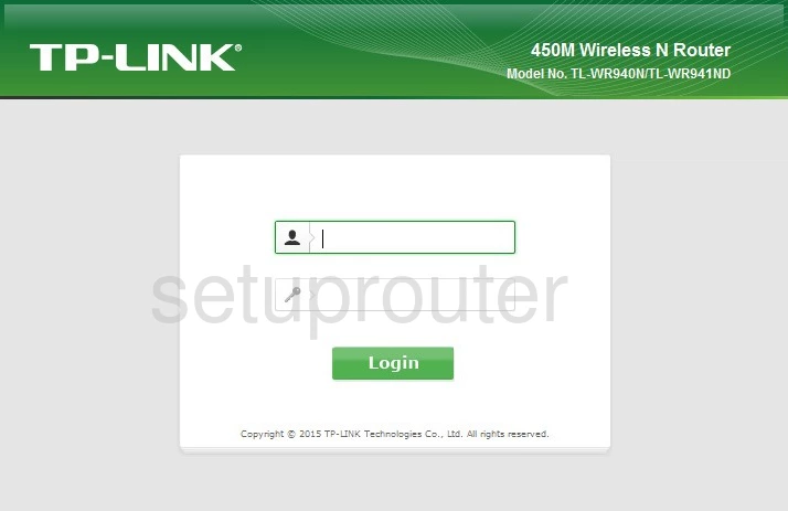 router login screen