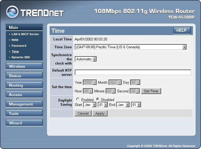 Trendnet tew 452brp настройка роутера