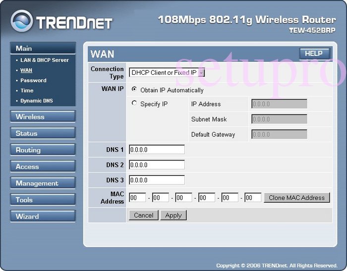 Trendnet tew 452brp настройка роутера