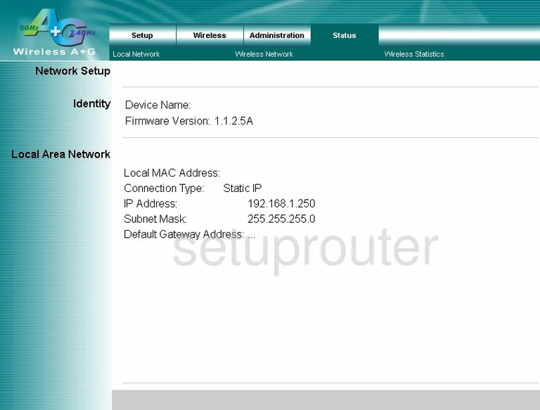 router IP address lan home network