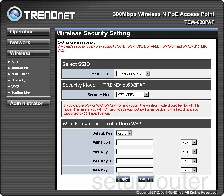 router wifi security wireless