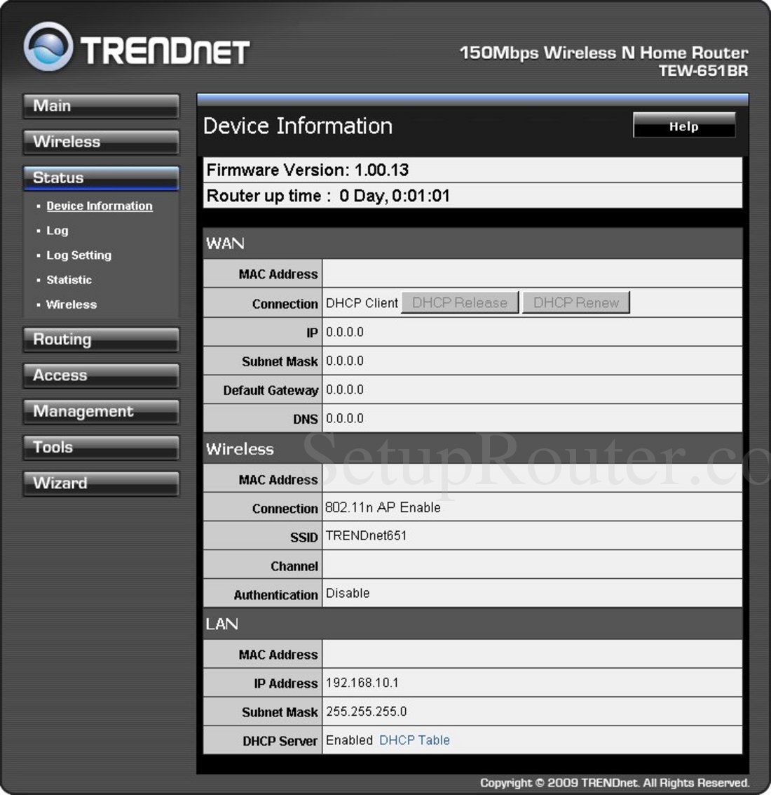 Как прошить роутер trendnet tew 651br