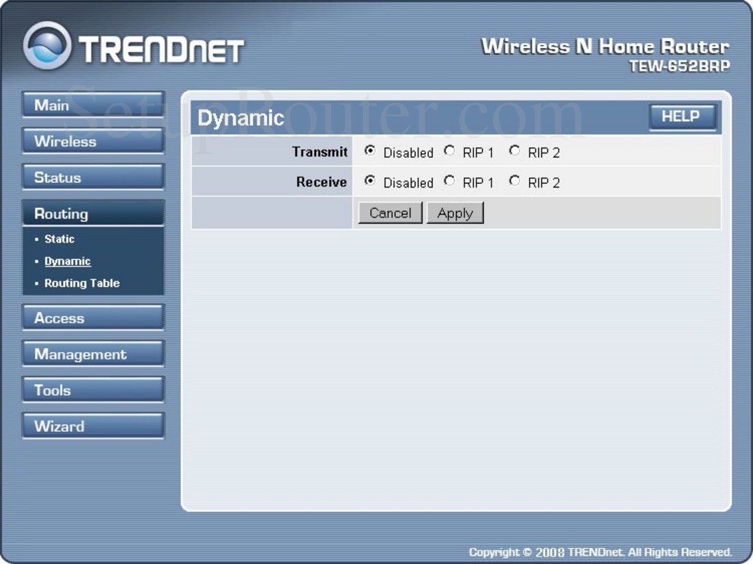 Настройка роутера trendnet tew 652brp