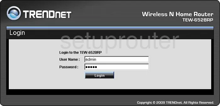 router login screen