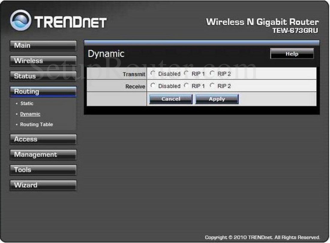 Как настроить роутер trendnet 673gru