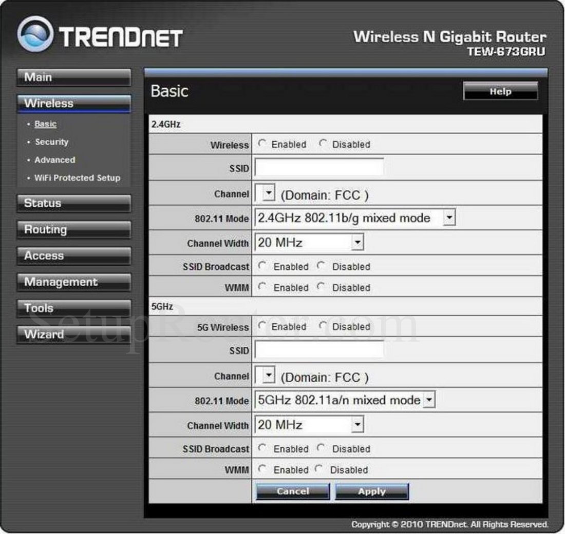 Как настроить роутер trendnet 673gru