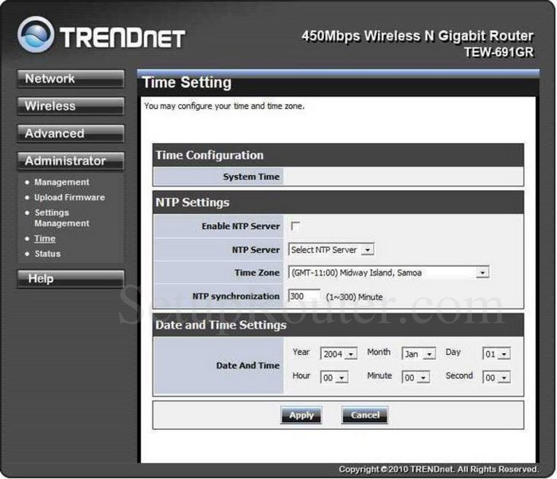 Настройка роутера trendnet tew 691gr