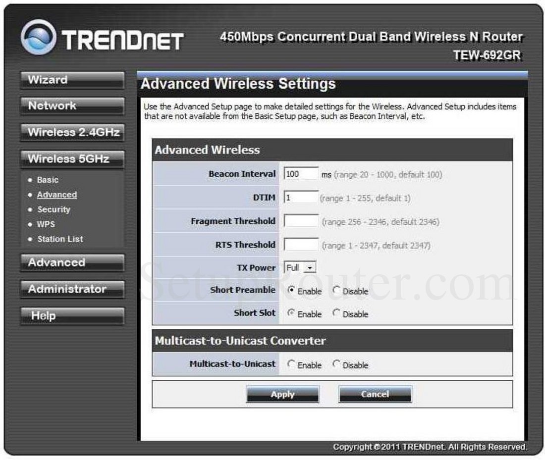 Роутер trendnet tew 692gr дефолтные настройки