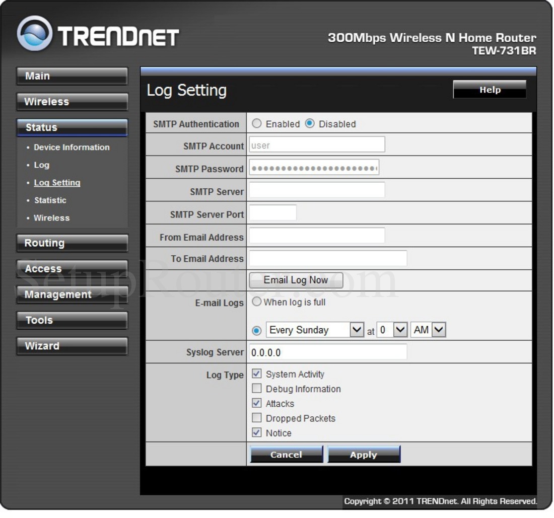 Настройка роутера trendnet tew 731br