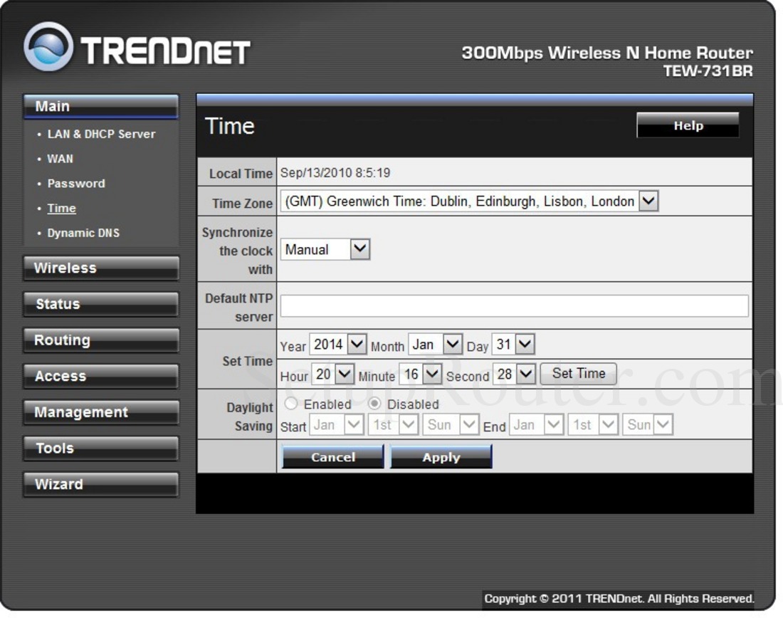 Настройка роутера trendnet tew 731br