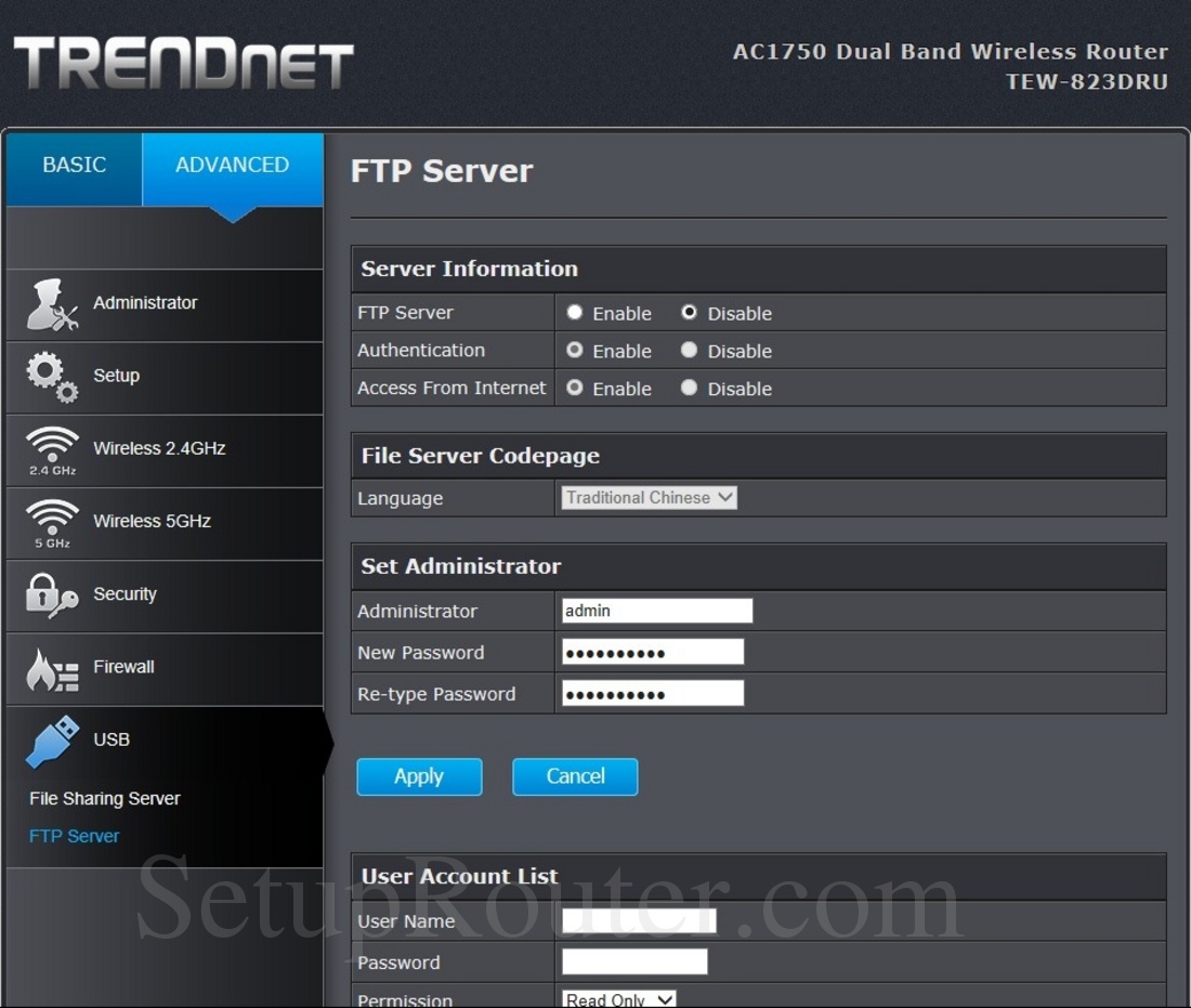 connect to ftp server with browser