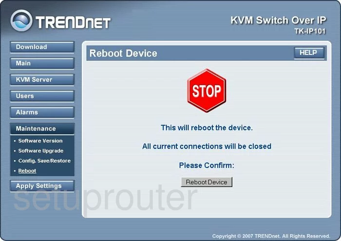router reboot