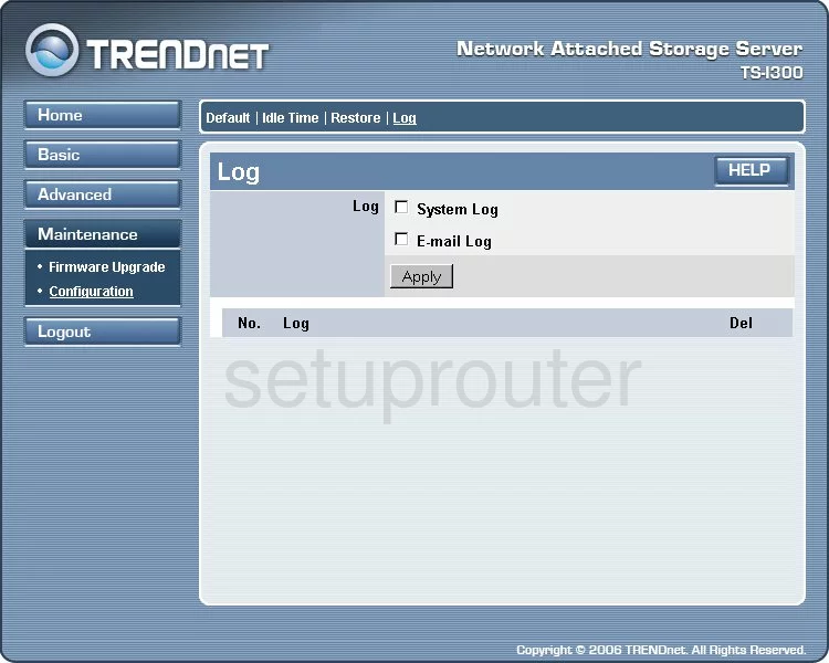 router log data