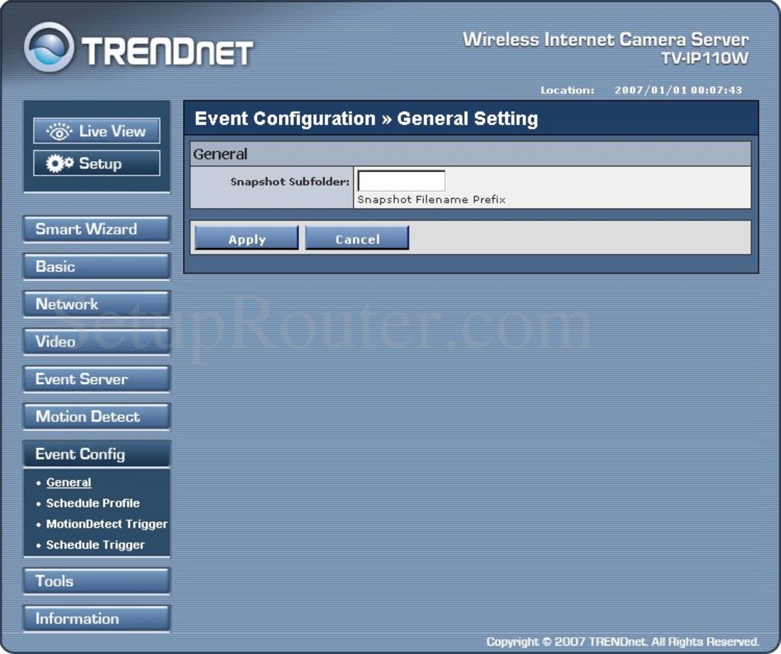 trendnet tv-ip110w software