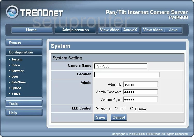 router status mac address internet IP