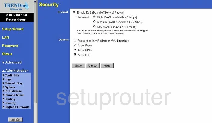 router security