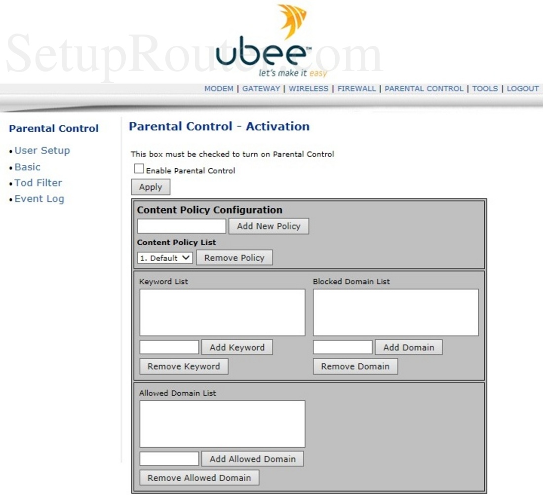 Access Ubee Router Settings – UBEE DDW3612 USER MANUAL Pdf Download – OHYE
